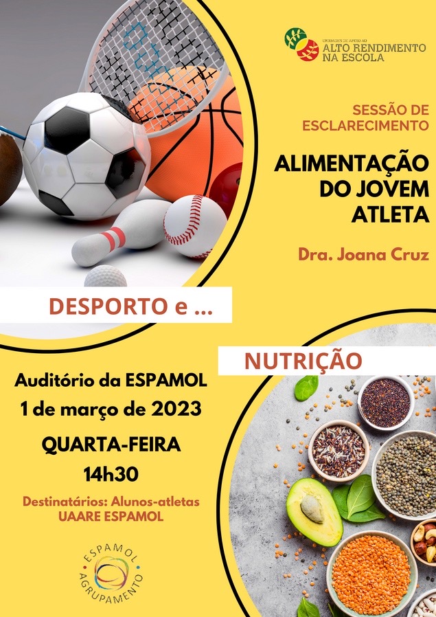 Cartaz Alimentação Aluno-atleta