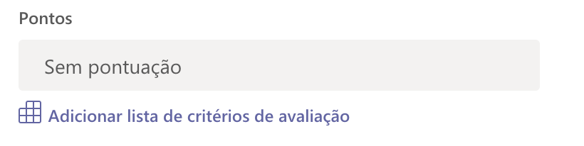 ecrã para criar uma tarefa, rever trabalhos e dar feedback 